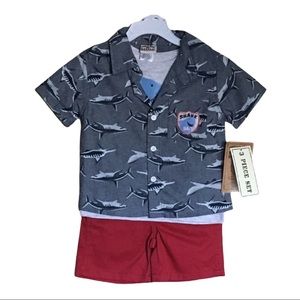 Infant Boys 3 Piece Summer Outfit